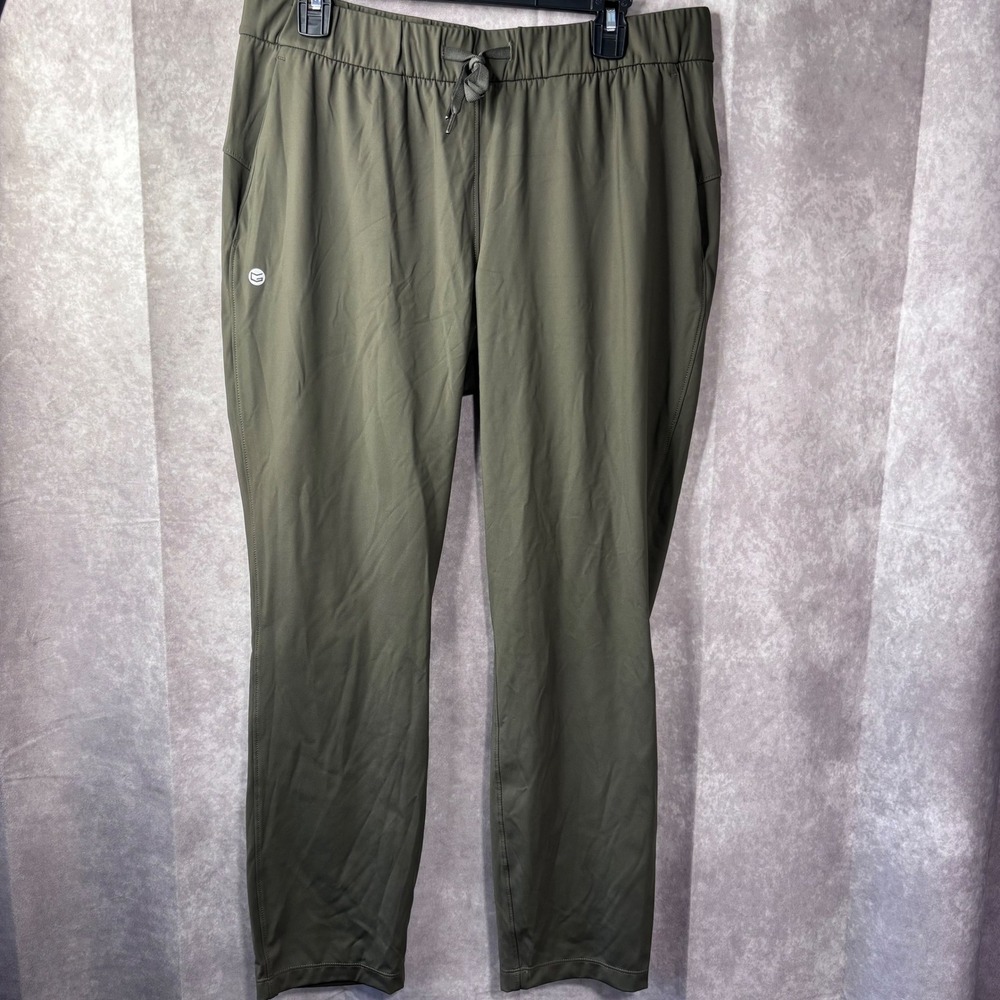 NWT G GRADUAL‎ Mens XL Chino Athletic Pants Olive Green Drawstring Pockets